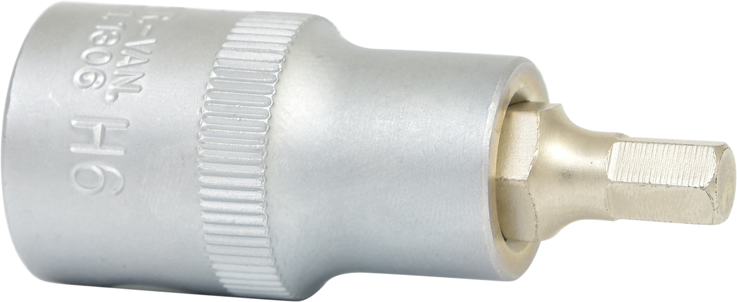 KS TOOLS 1/2" Bit-Stecknuss Innensechskant, kurz