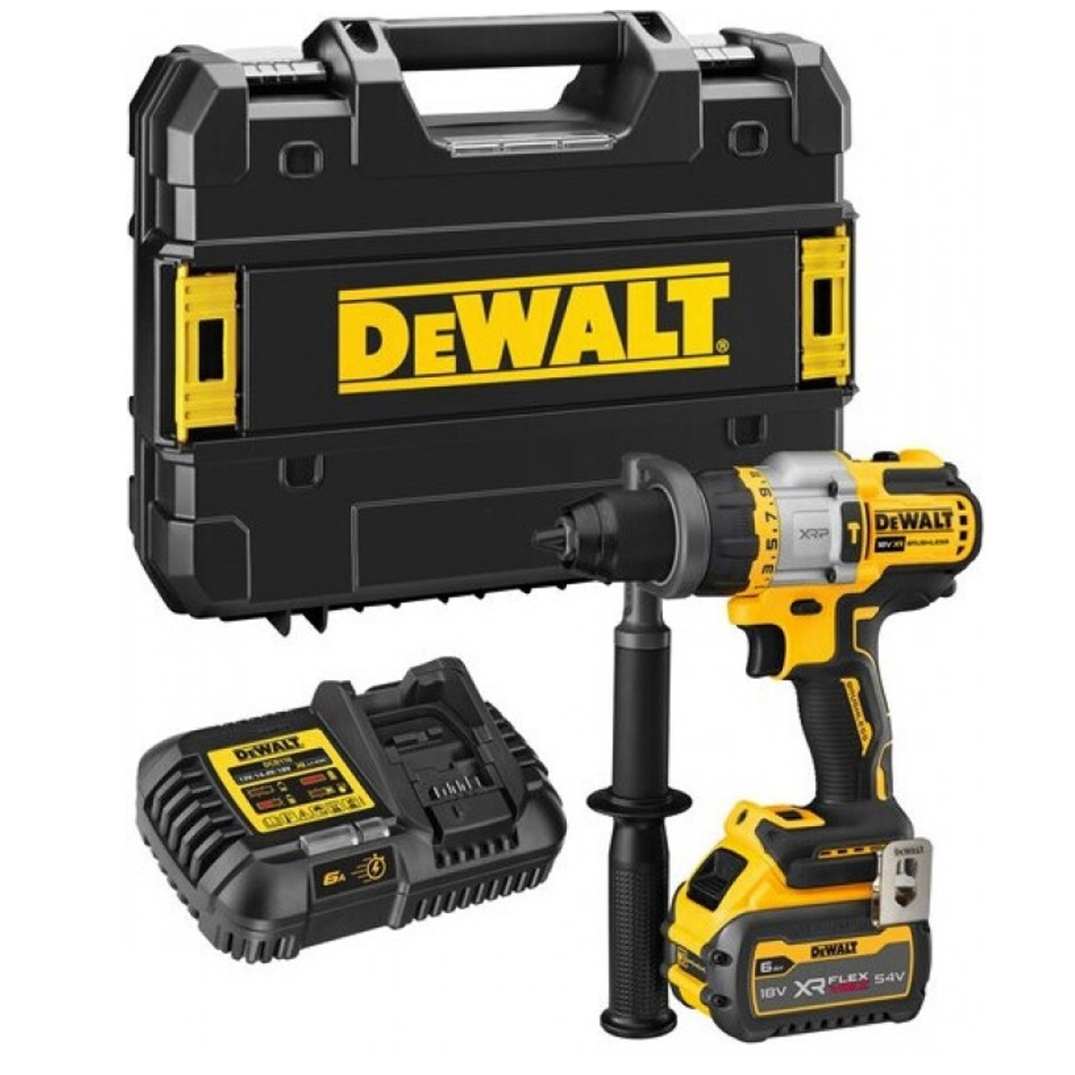 DEWALT Akku-Schlagschrauber DCD999T1-QW 18V inkl. 108 Wh 54V XR Akku + Ladegerät