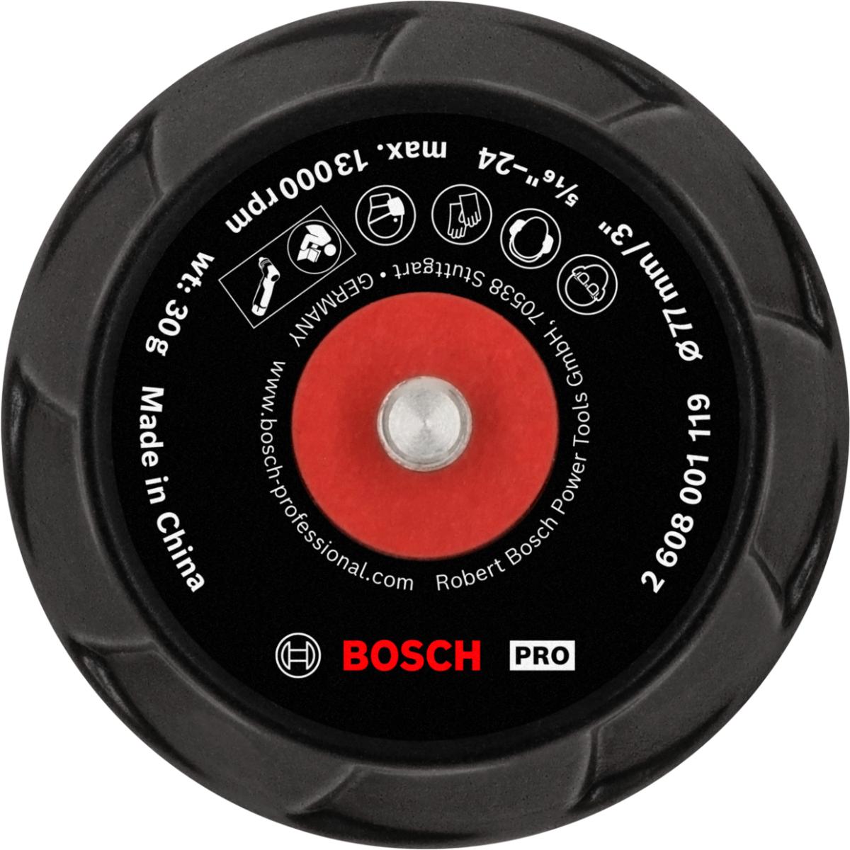 Bosch PRO Schleifteller, 77 mm, Klett