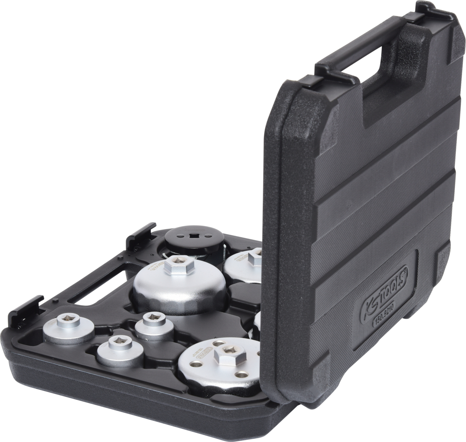 KS Tools Öldienstschlüssel-Satz für Ölfilter- und Filtergehäusedeckel, 9-tlg