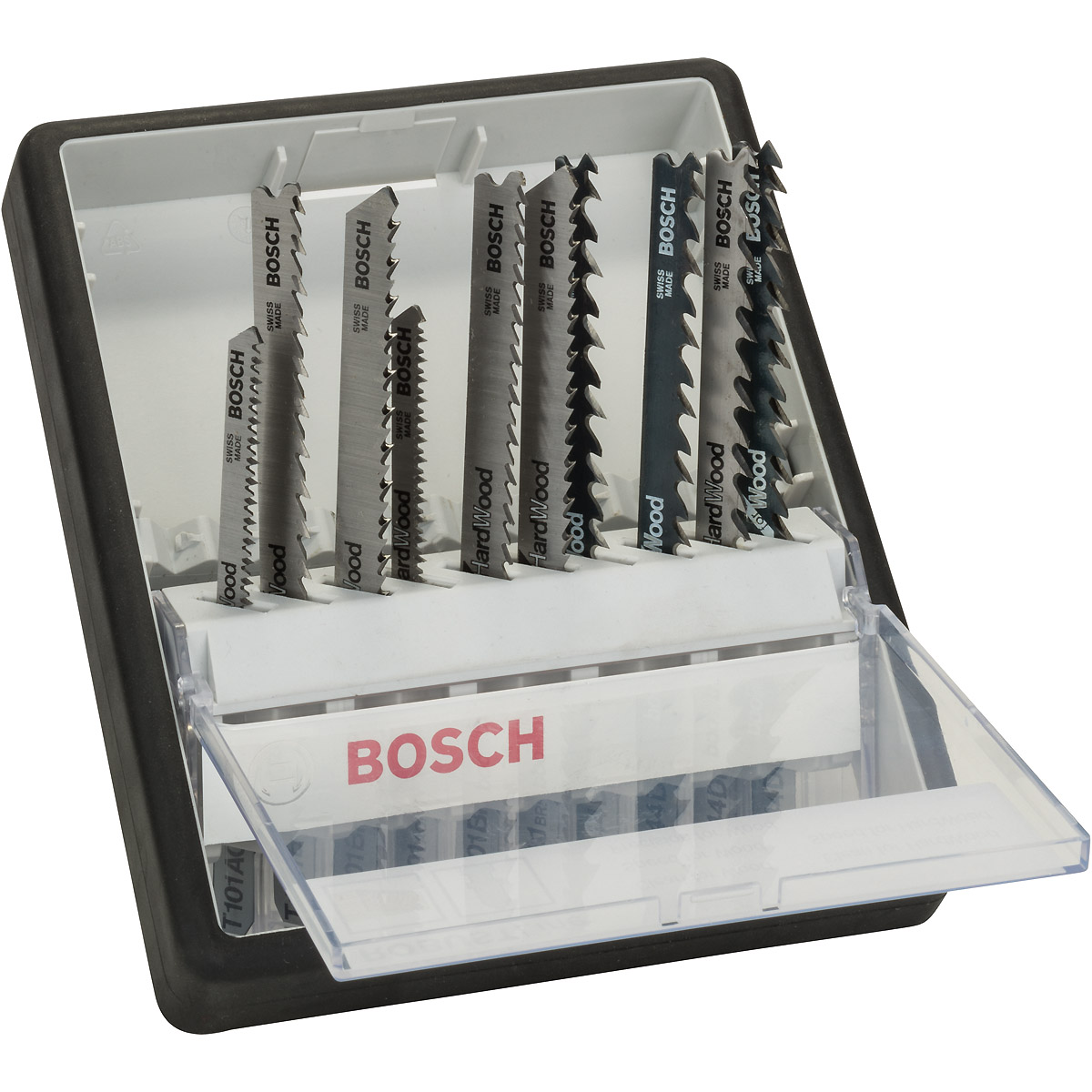 Bosch Stichsägeblatt-Set Robust Line Wood Expert, T-Schaft, 10-teilig