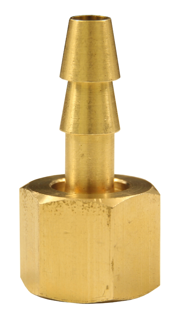 ELMAG Schlauchtülle mit Überwurfmutter IG 3/8, 6 mm,Messing
