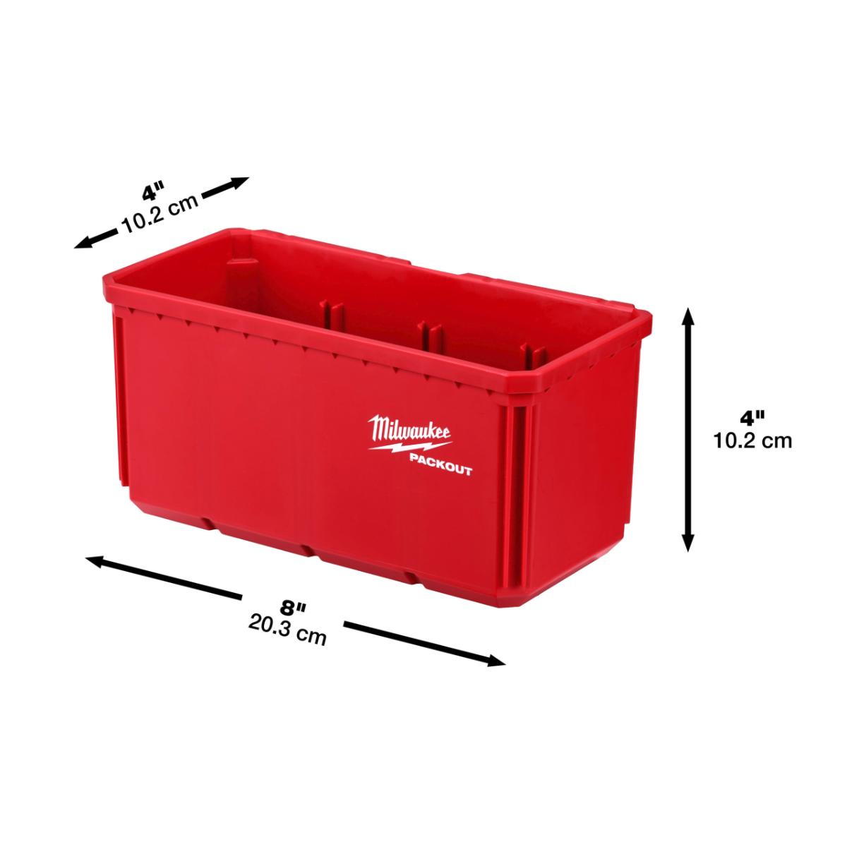 Milwaukee PACKOUT Behälter 2-teilig 10x20 cm
