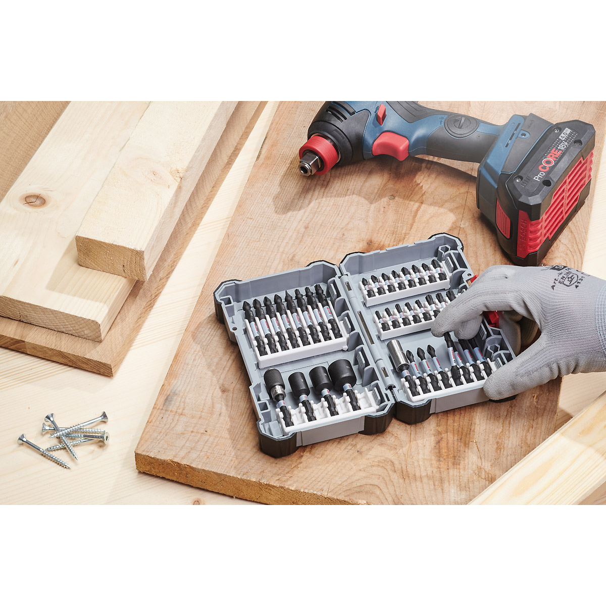 Bosch Impact Control Multi Construction Bohrer- und Schrauberbit-Set, 35-teilig