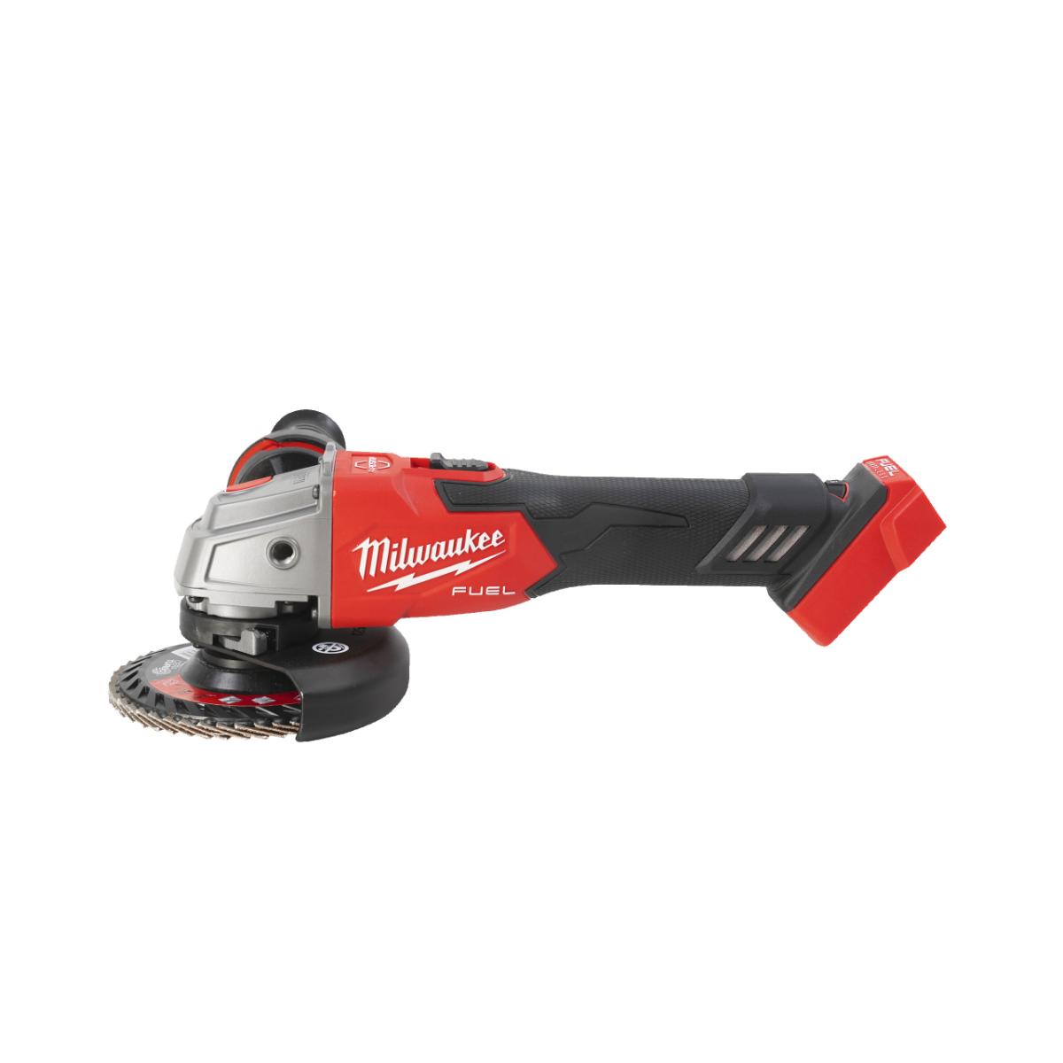 Milwaukee M18 FUEL 125mm Einstellbarer Akku-Winkelschleifer m. Bremse M18 FSAGV125XB-0X