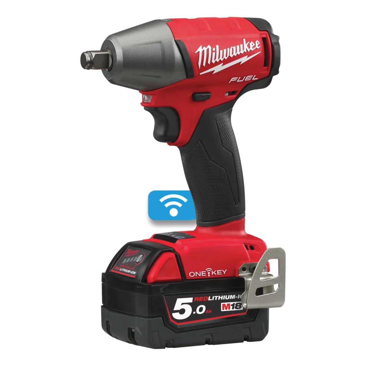 Milwaukee ONE KEY Akku-Schlagschrauber 1/2" Vierkant Sprengring M18 ONEIWF12-502X