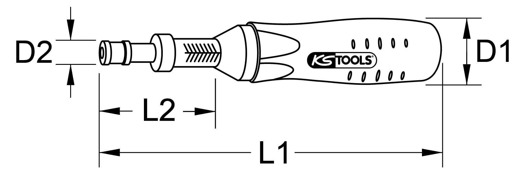 KS Tools 1/4" Drehmomentschraubendreher