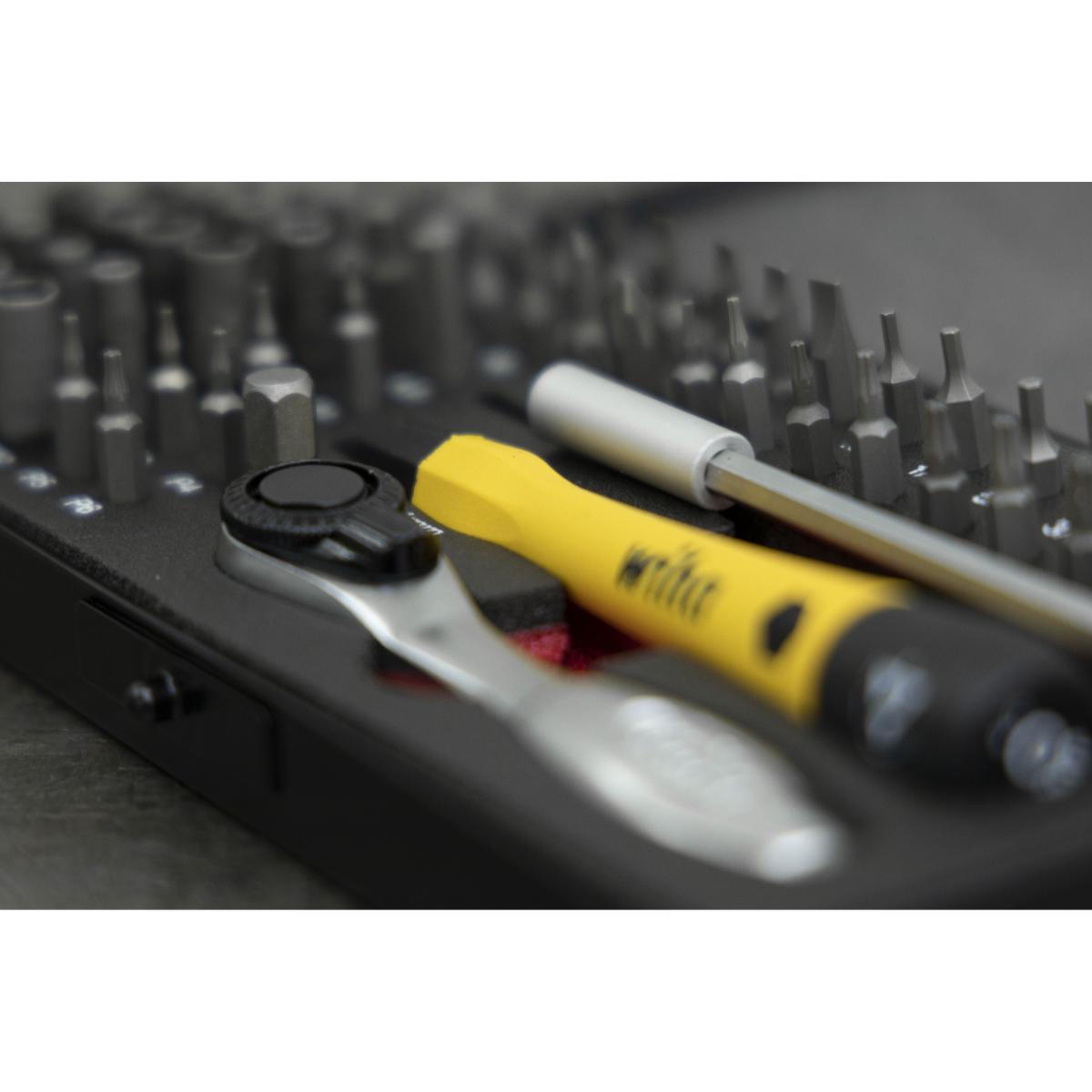 Wiha Micro-Bit Set ESD gemischt 65-teiliges Set 4mm C4 in Box