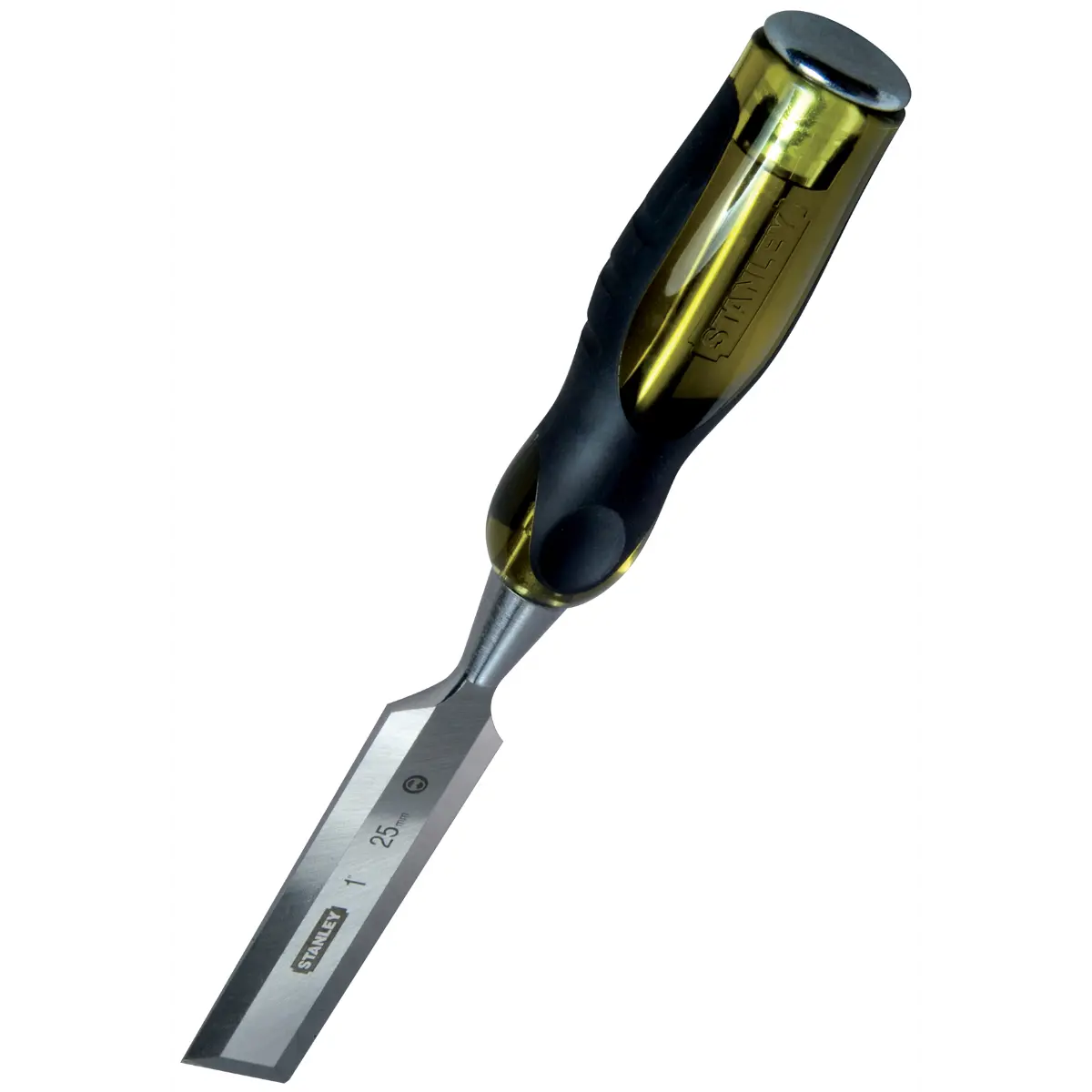 STANLEY FATMAX Stechbeitel, Kunststoffgriff mit Schlagkappe, durchgehende Klinge, 50 mm