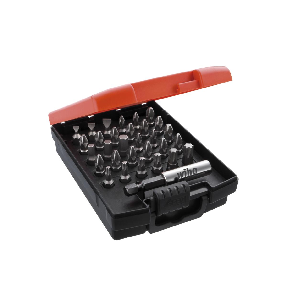 Wiha Bit Set Standard 25 mm gemischt 31-teiliges Set 1/4 zoll C6,3 in Box