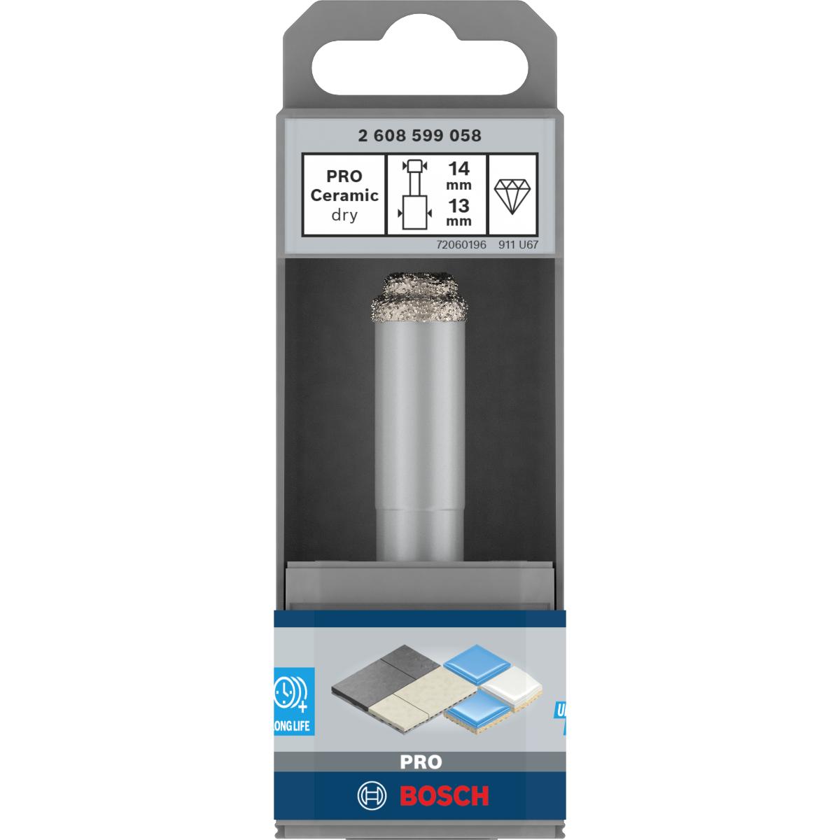 Bosch PRO Ceramic dry Bohrer 33 x 13 mm
