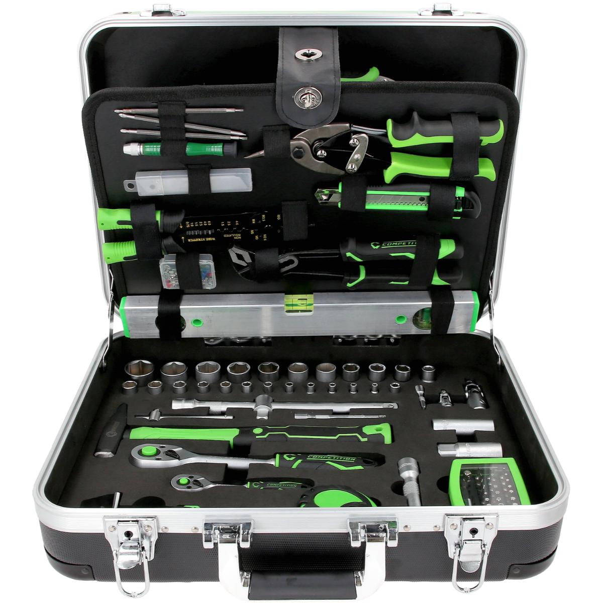 COMPETITION 1/4+1/2 Universal-Werkzeug 145-teiliegs Set