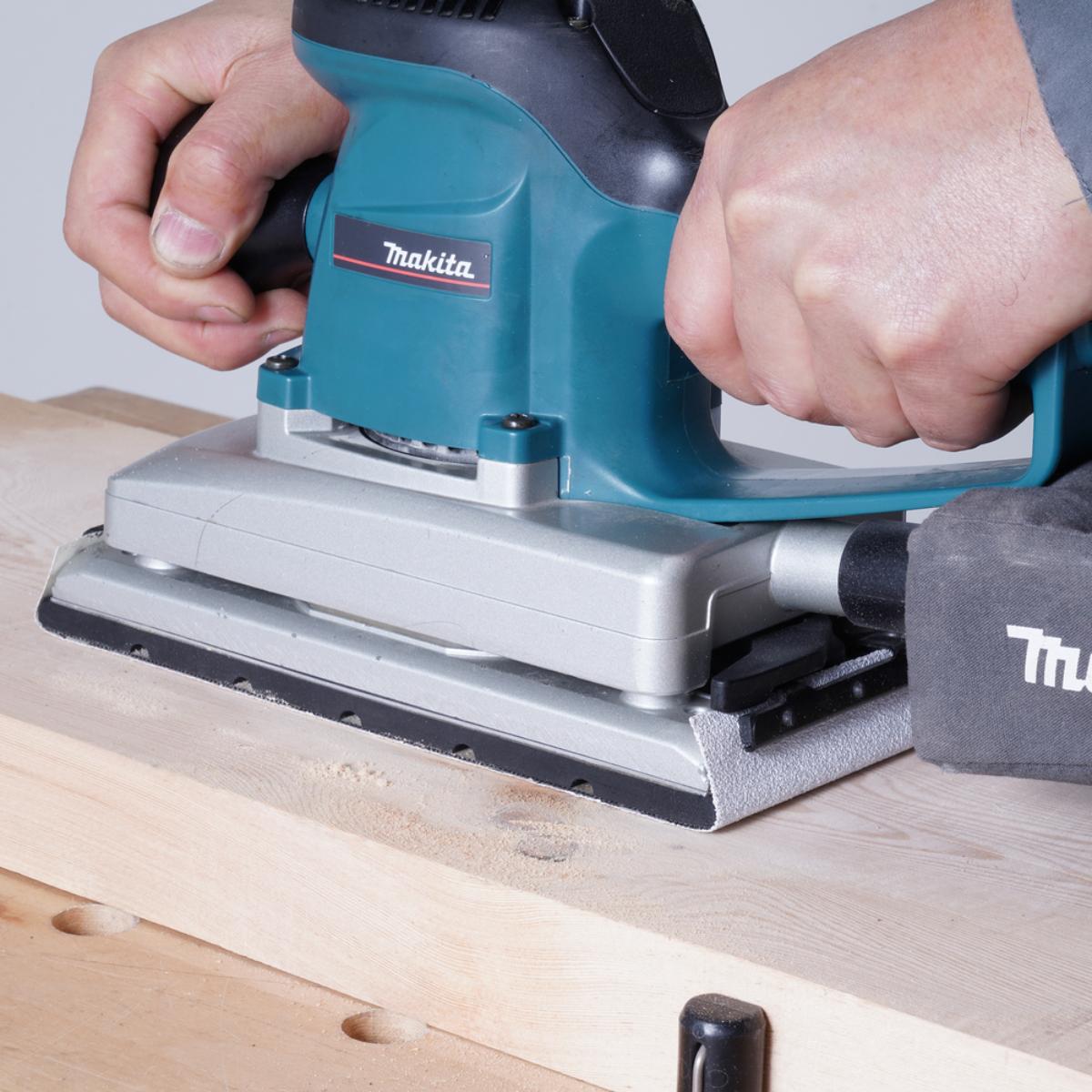 Makita Schleifpapier P120 115x280mm gelocht, Körnung ,14 Loch, 10 Stück