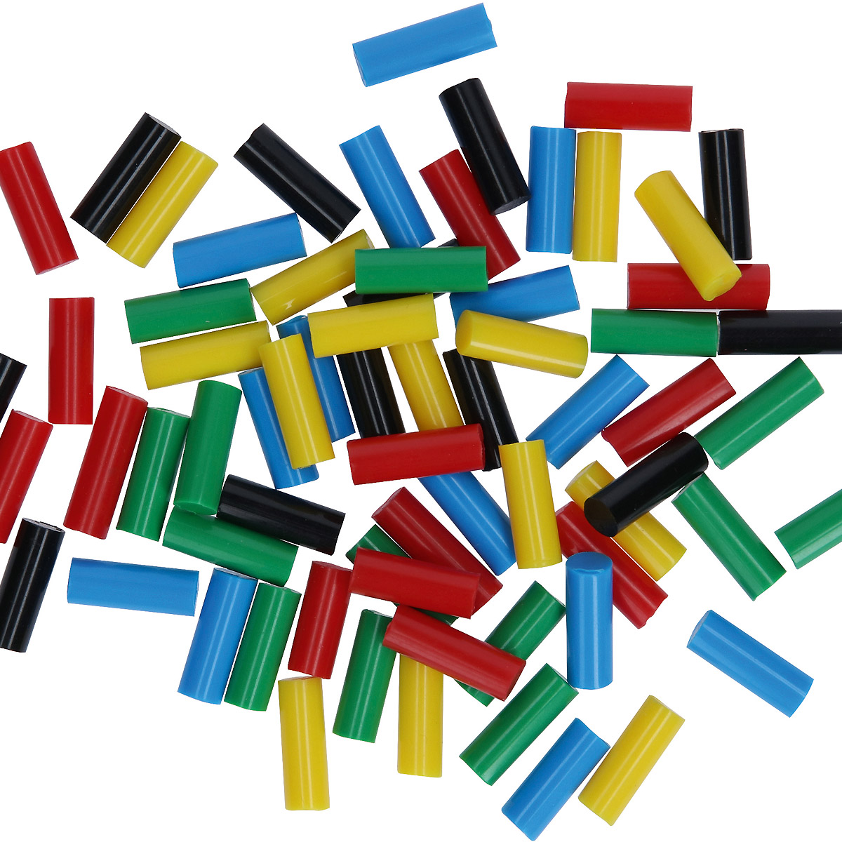 Bosch Klebesticks Gluey, Farb-Mix, 70 Stück, rot, gelb, blau, grün, schwarz