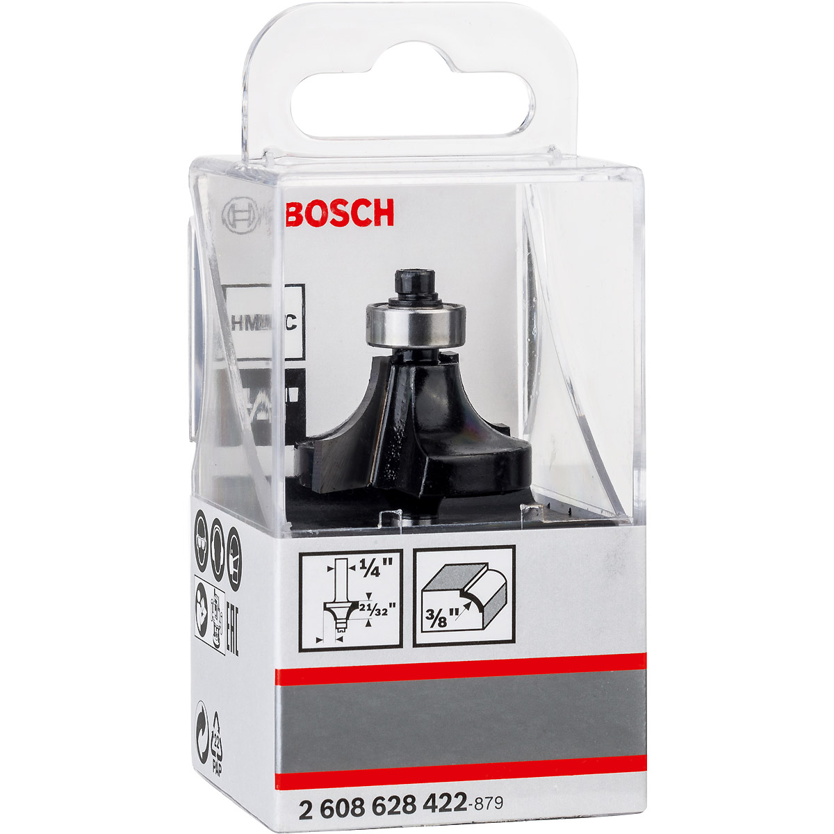 Bosch PRO Abrundfräser Schaft 1/4 Zoll