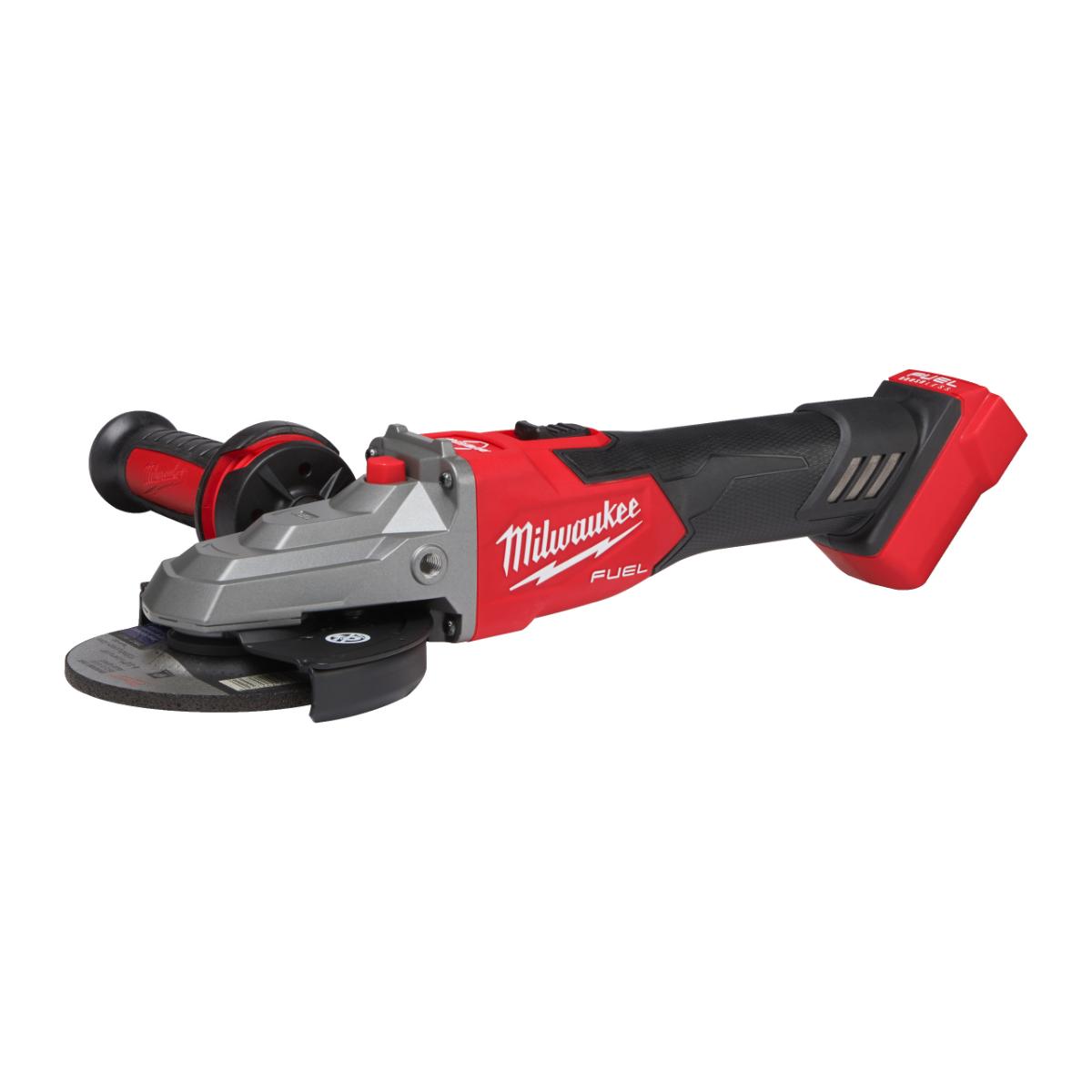 Milwaukee FUEL Akku-Flachkopf-Winkelschleifer mit Bremse M18 FSAGF125XB-0X