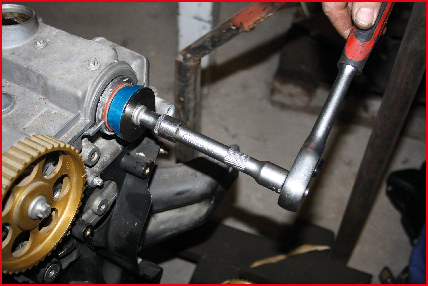 KS Tools Teflon Wellendichtring und Simmerring Montagewerkzeug-Satz, 9-tlg