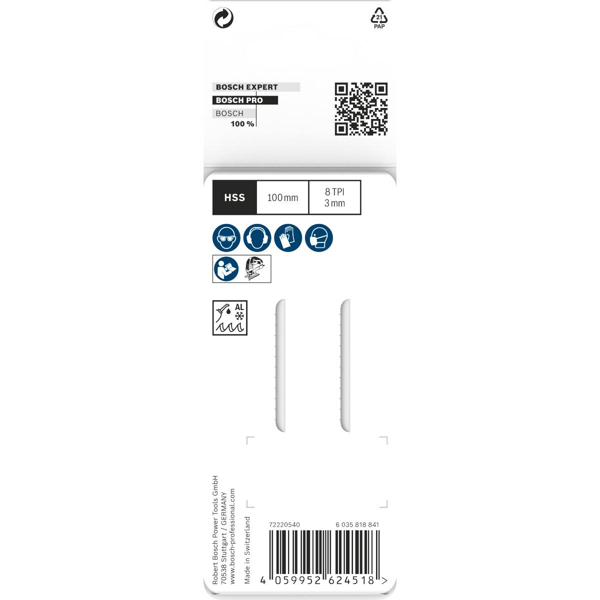 Bosch PRO Alu curve T227D Stichsägeblatt,100 mm