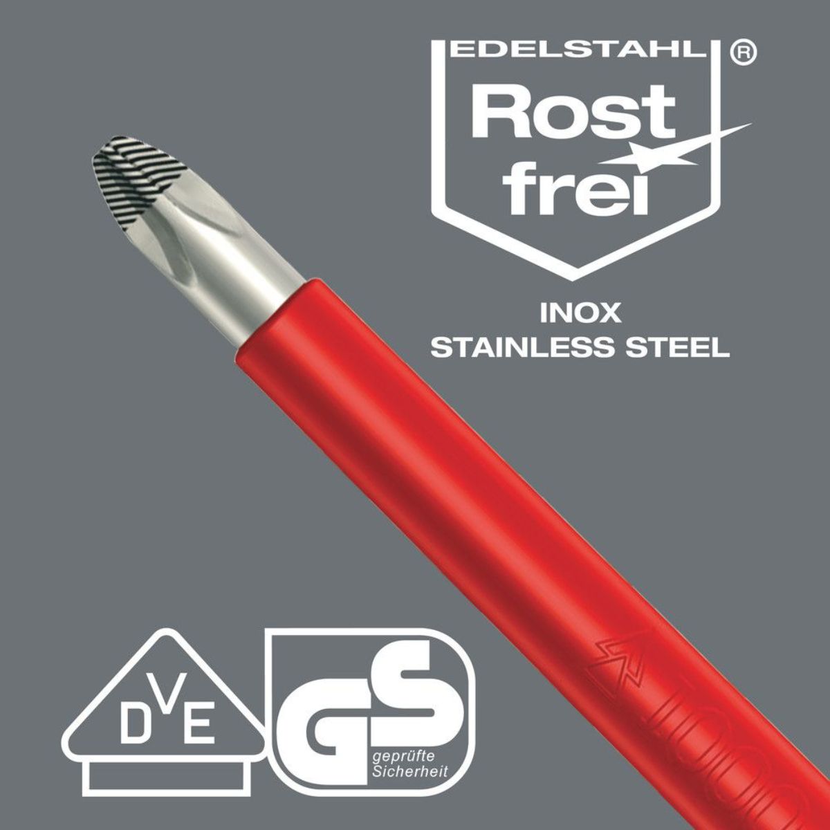 Wera 3160 i/7 Schraubendrehersatz, Edelstahl + Rack, 7-teilig