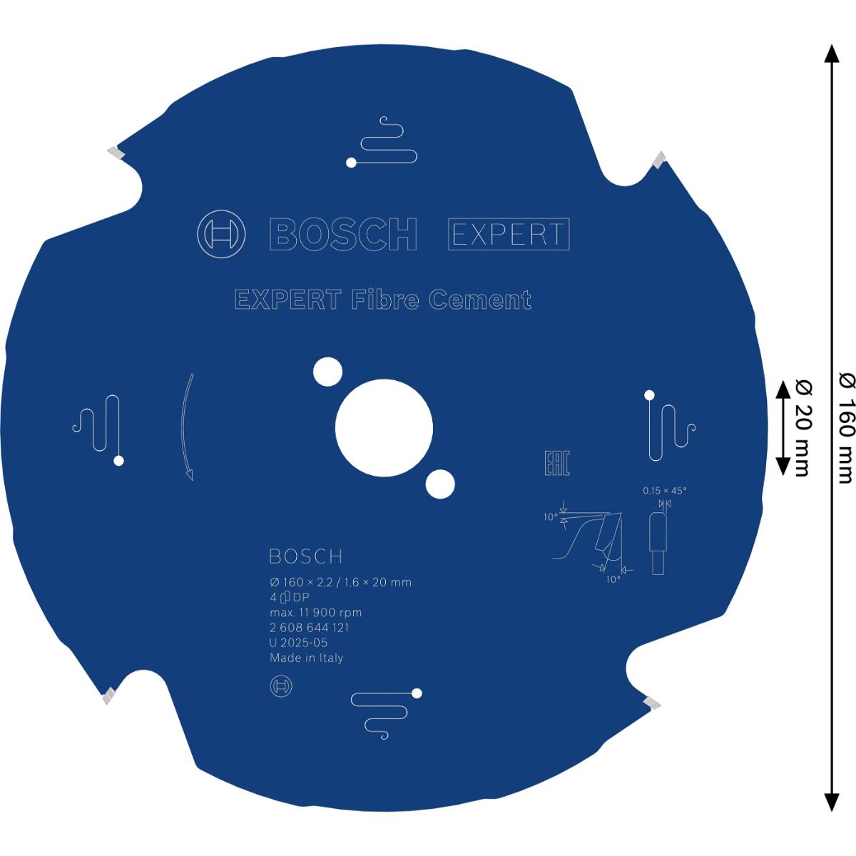 Bosch Kreissägeblatt Expert for Fibre Cement