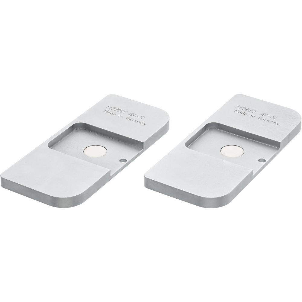 HAZET Bremsadapterplatten Satz für 6-Kolben Bremssättel 4971-3/2