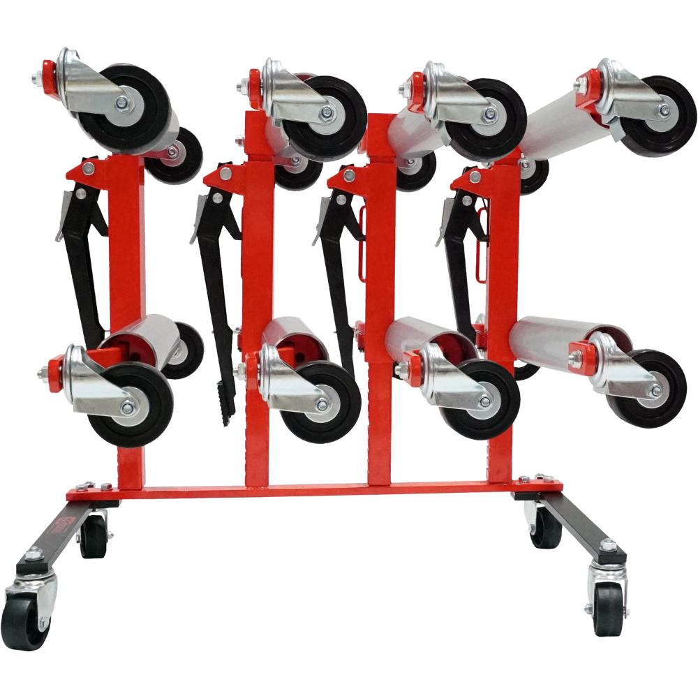 KS Tools performance Aufbewahrungsgestell mit vier mechanischen Rangierhilfen, 5-tlg
