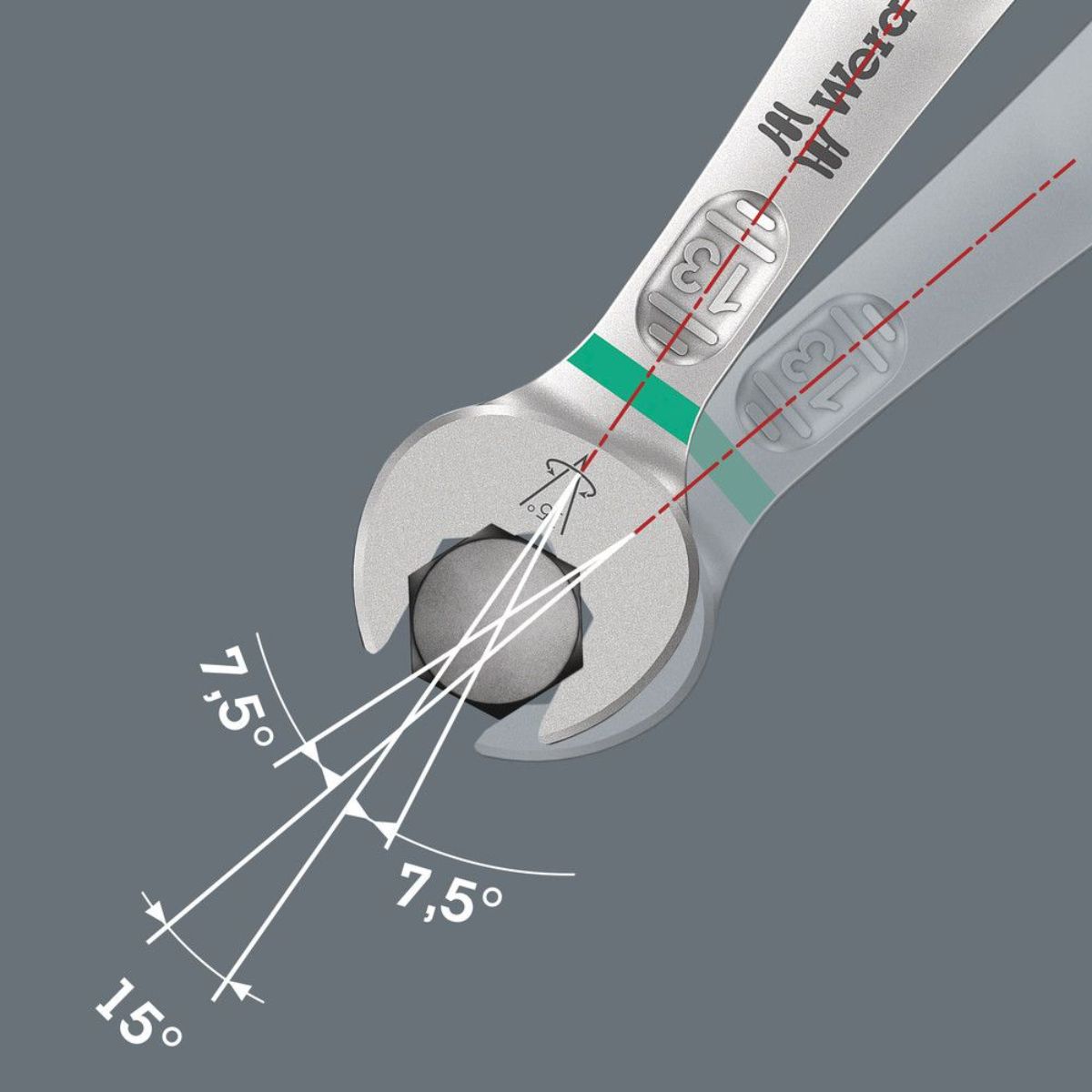 Wera 6003 Joker 22 Set 1 Ringmaulschlüssel-Satz, 22-teilig
