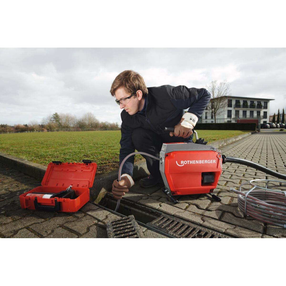 ROTHENBERGER Akk - RohrreinigungsmaschineR600 VarioClean Grundgerät mit Akku