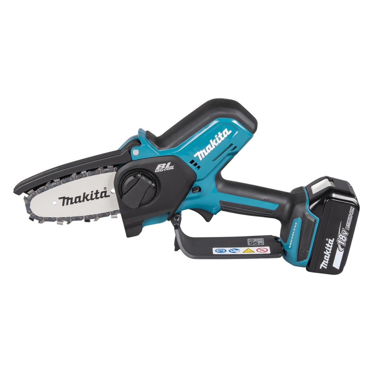 Makita Akku-Astsäge LXT 18V - 10 cm Schwert - mit 2x Akku und viel Zubehör - DUC101RX06
