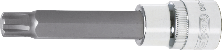 KS Tools 1/2" CHROMEplus Bit-Stecknuss RIBE