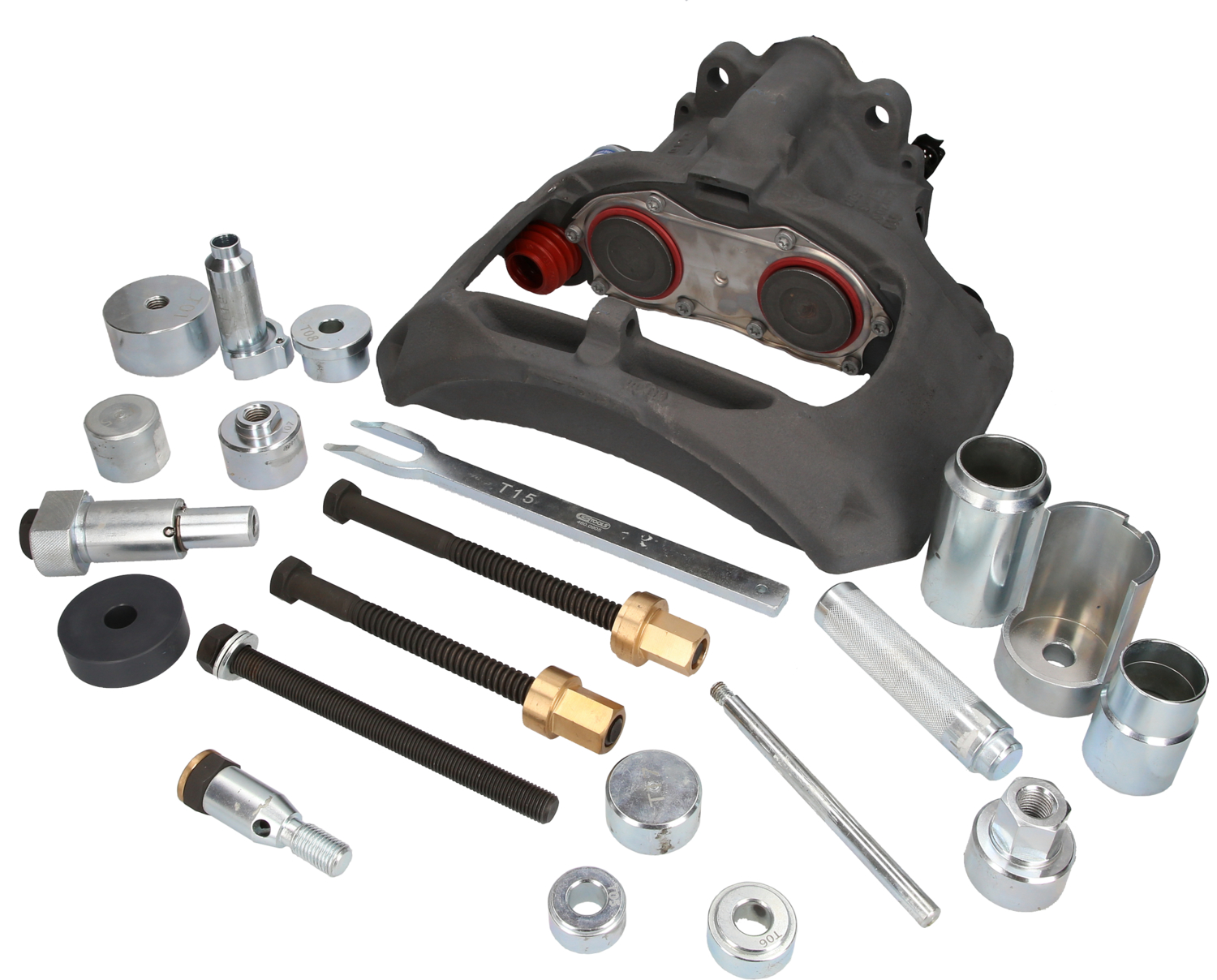 KS Tools Bremssattel-Instandsetzungs-Koffer, 24-tlg
