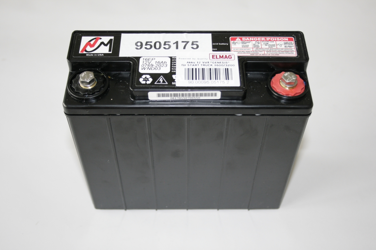 ELMAG Akku 12V / 16Ah 'GENESIS'