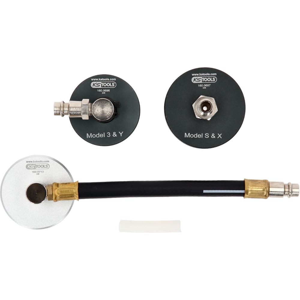KS Tools Adapter-Satz zur Bremsentlüftung für Tesla, 3-tlg