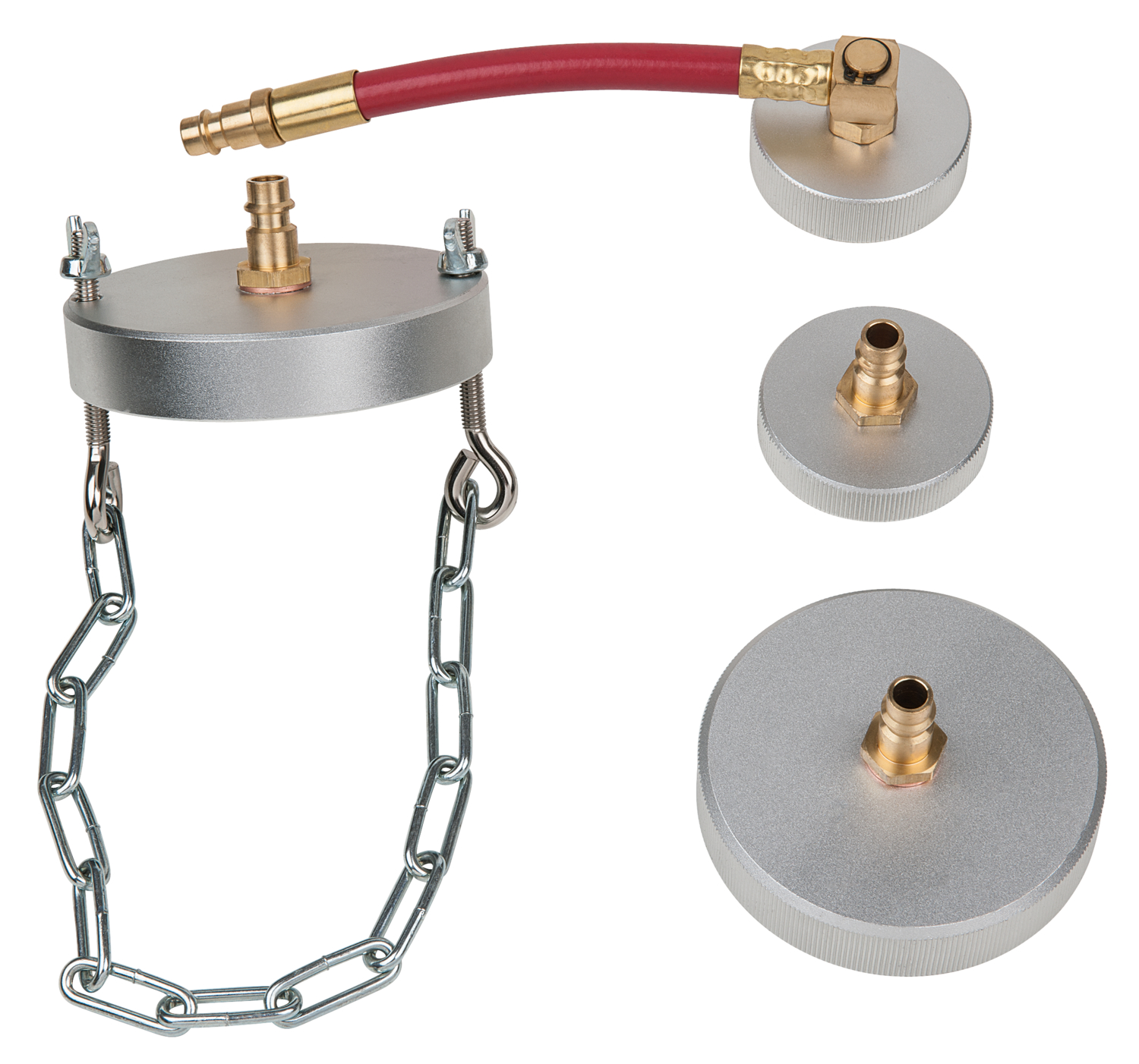 KS Tools Universal-Adaptersatz zur Bremsentlüftung, 4-tlg