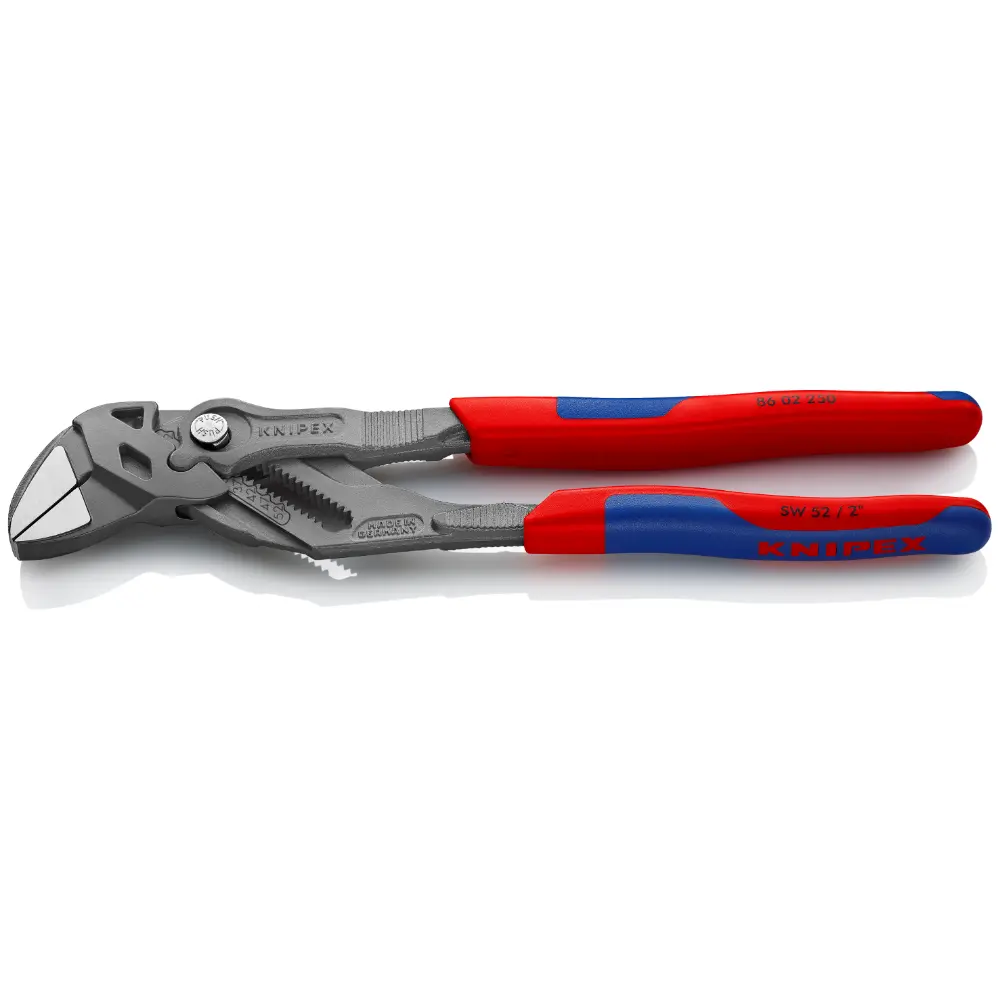 KNIPEX Zangenschlüssel Zange und Schraubenschlüssel in einem Werkzeug grau atramentiert 250 mm