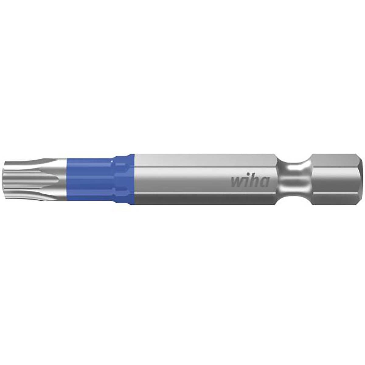 Wiha Bit Set T-Bit 50 mm TORX (T10) 5-teiliges Set 1/4 zoll E6,3 in Box