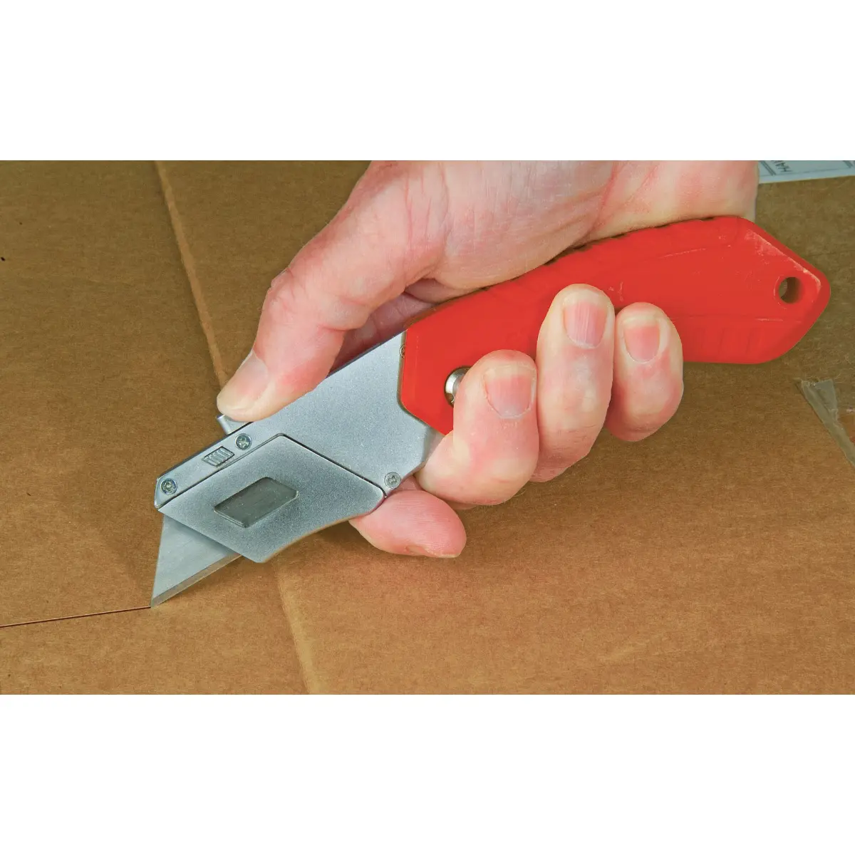 STANLEY Sicherheitsklappmesser mit automatischem Klingenrückzug