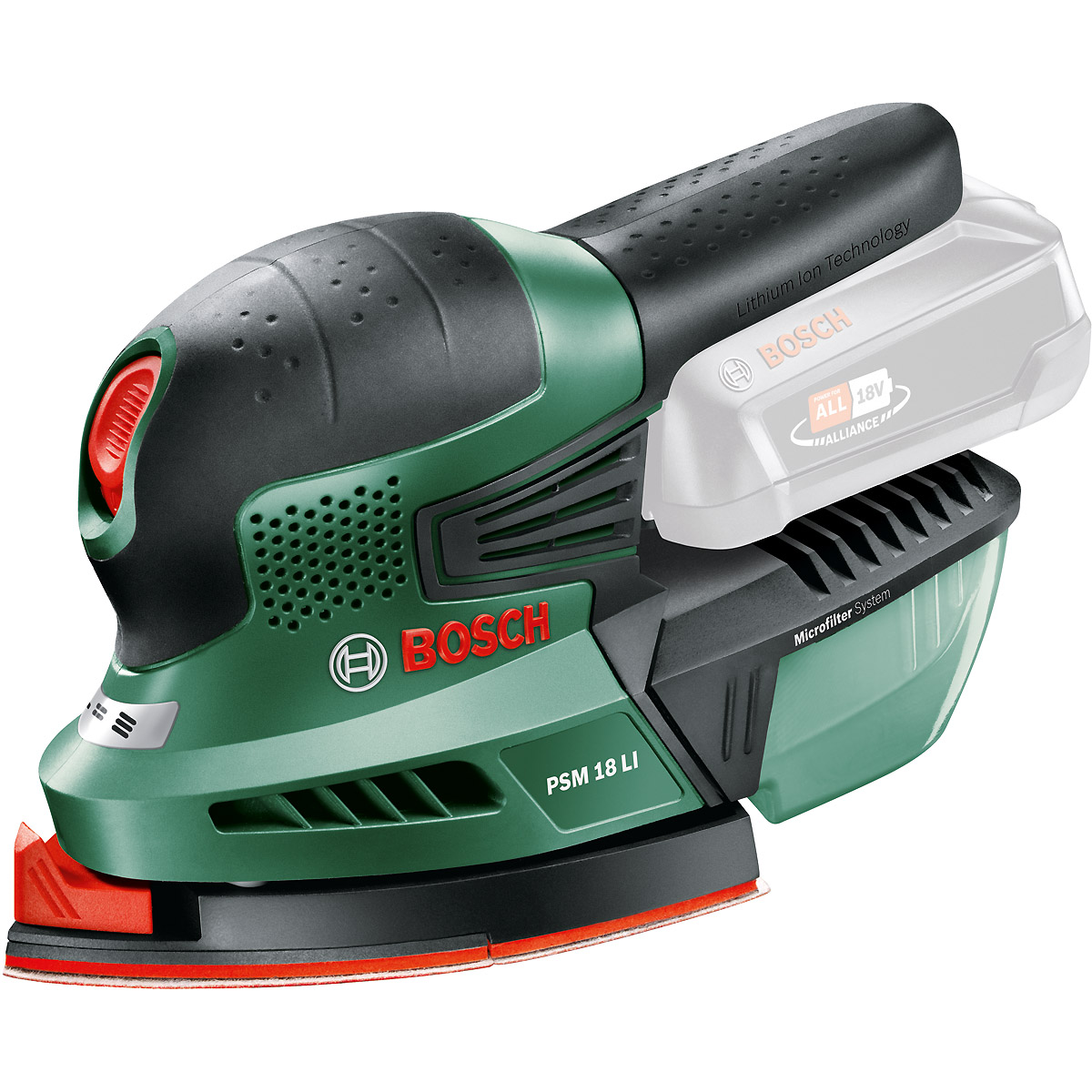 Bosch Akku-Multischleifer PSM 18 LI