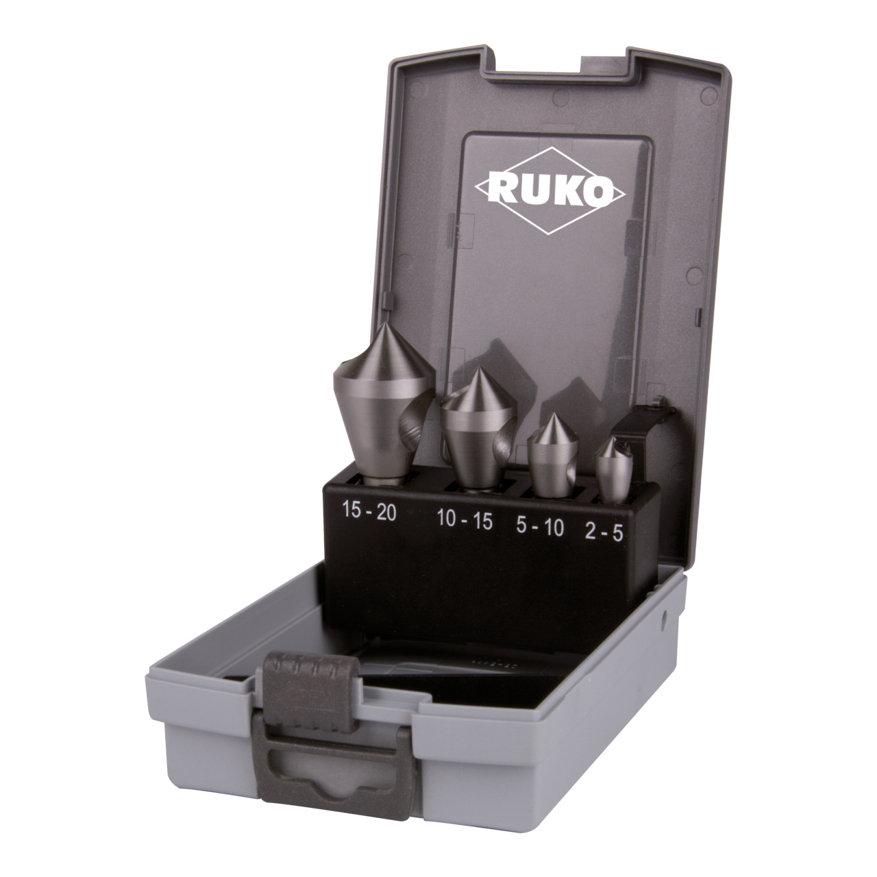 RUKO Querlochsenker-Satz 90° HSS-Co 5 - 4-tlg.