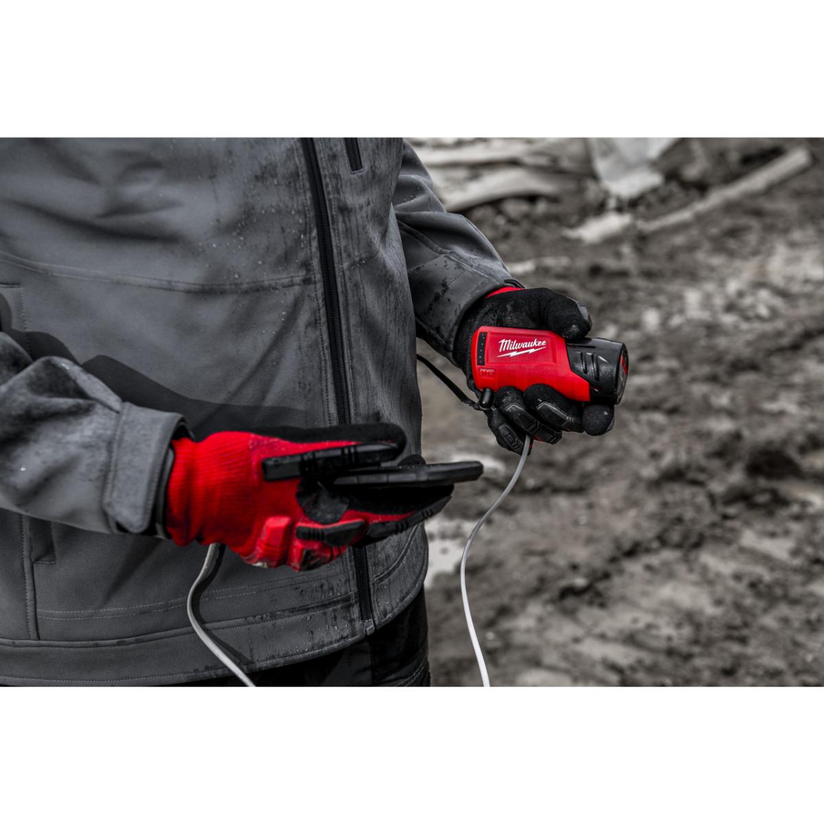 Milwaukee Akku-Thermo-Jacke Herren grau