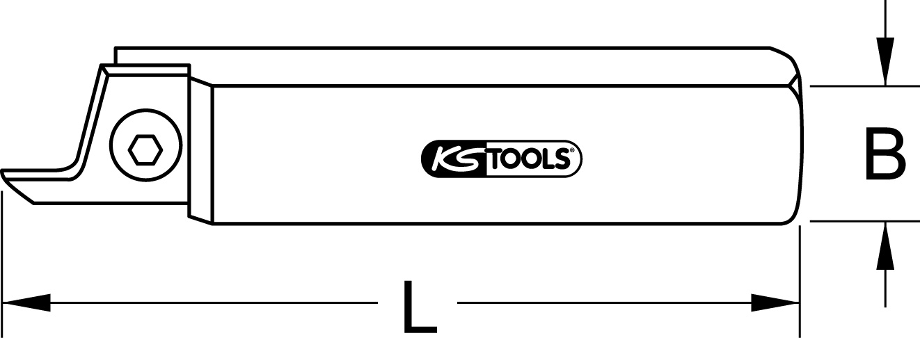 KS Tools Schneidradschaft für Abstechgerät, Variante1