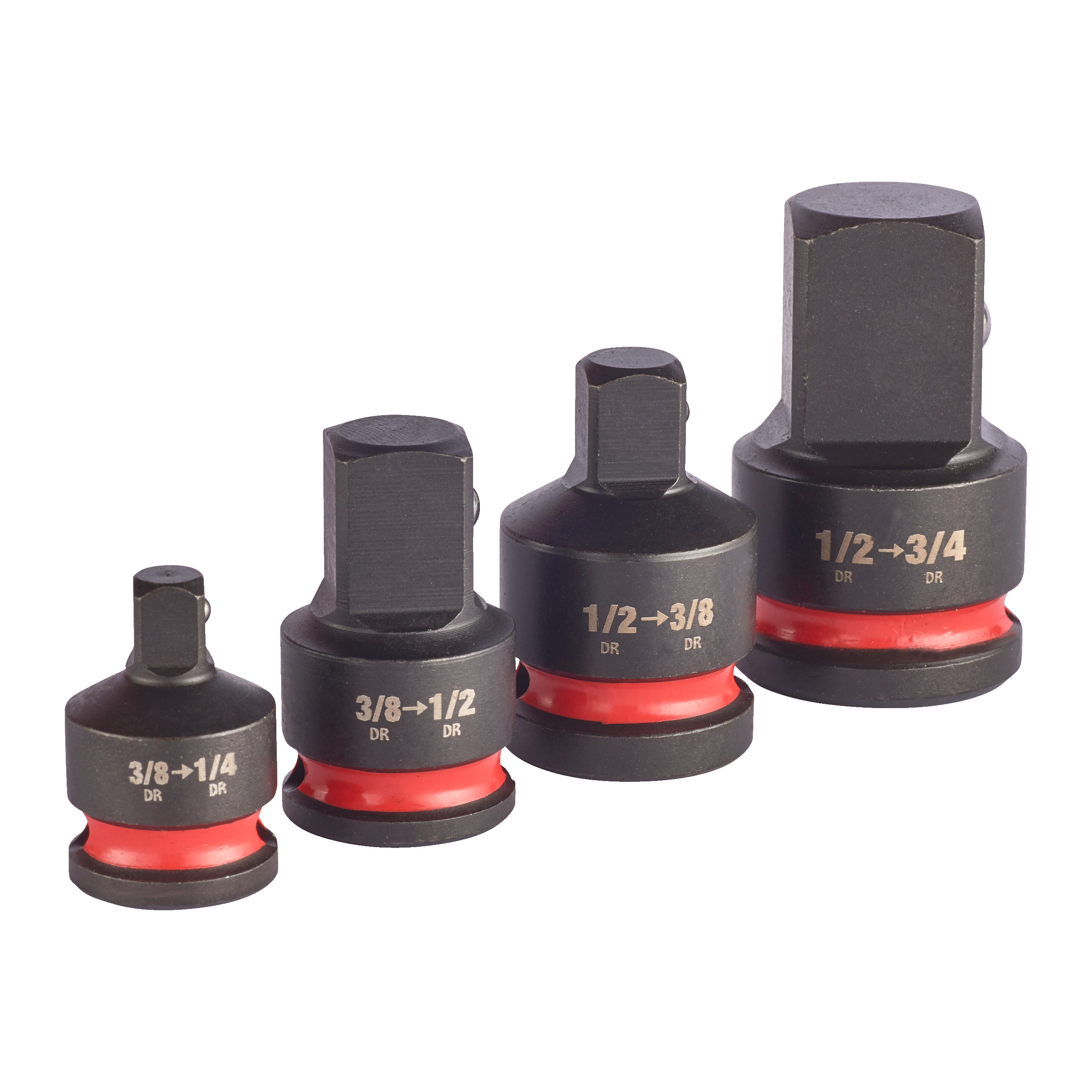 Milwaukee - SHOCKWAVE Schlagnuss Adapter Set 4-teilig