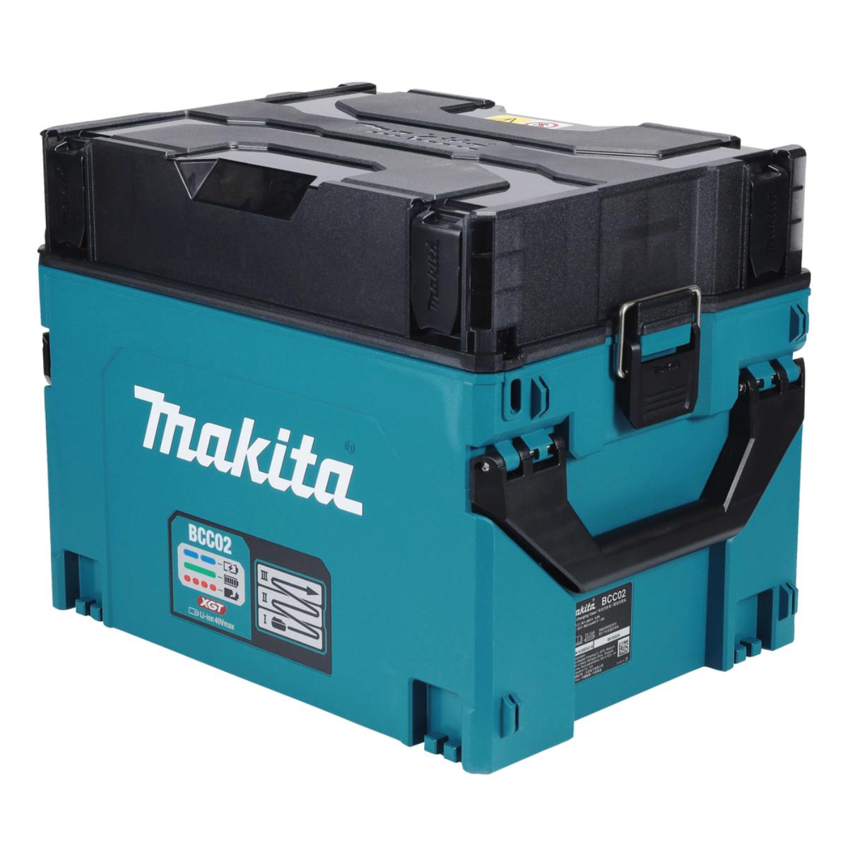 Makita Akku-Ladekoffer 40V max. BCC02 - 12 Steckplätze - XGT - 40V max. - 1914U0-3