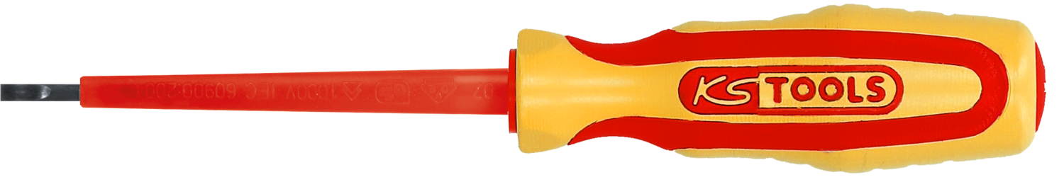 KS Tools ERGOTORQUE VDE Schlitz-Schraubendreher, 1,0mm, 305mm