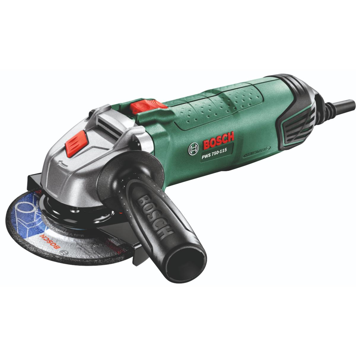 Bosch Winkelschleifer PWS 750-115, Handgriff