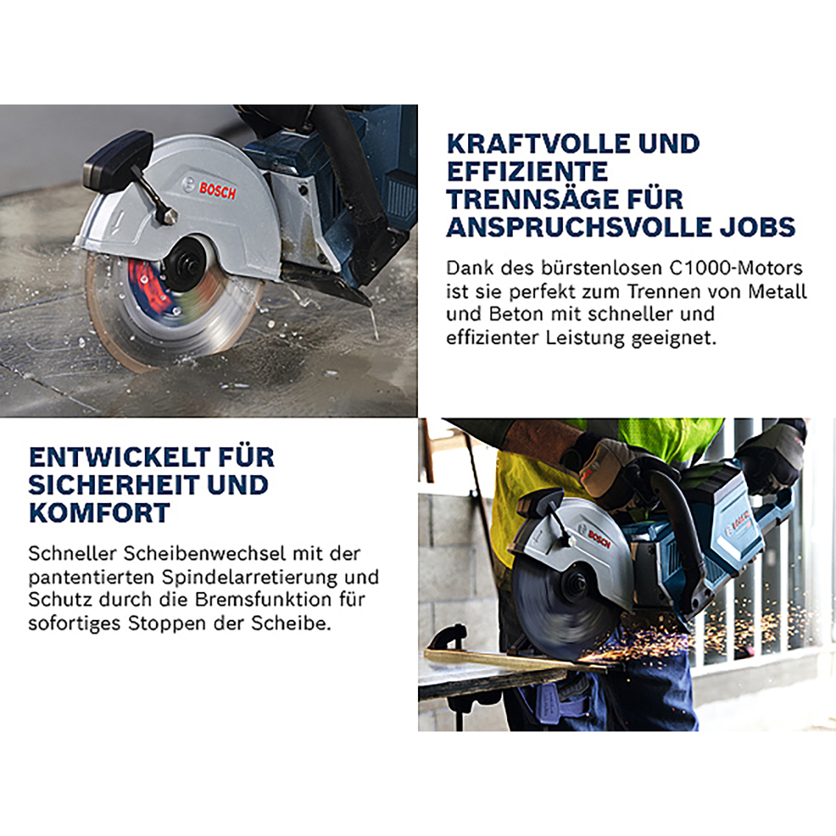 Bosch Akku-rennen und Schleifen GCS 18V-230