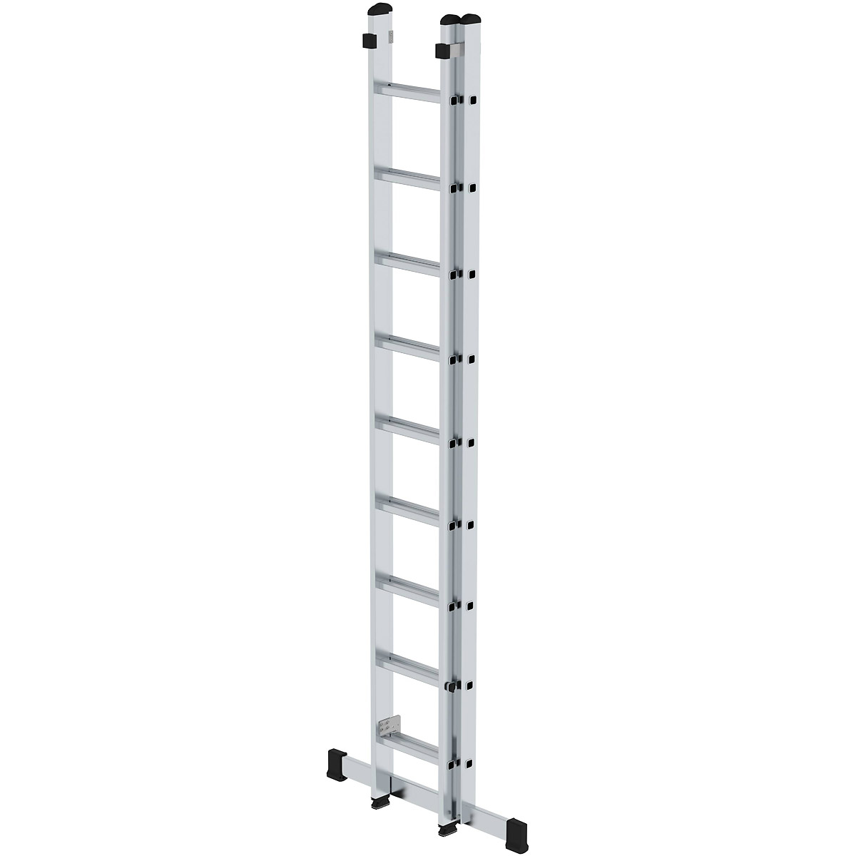 Munk Sprossen-Schiebeleiter mit Standard-Traverse