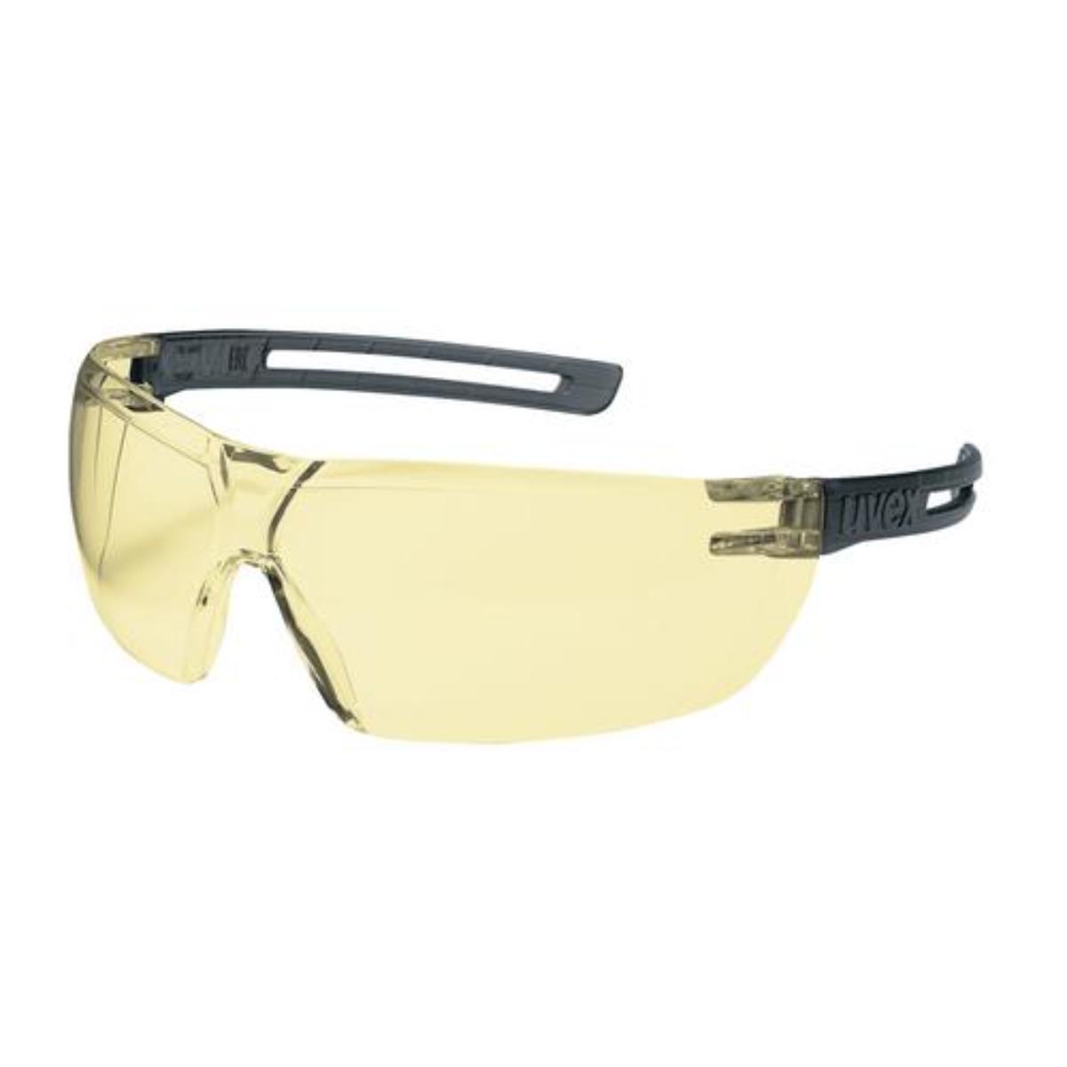 uvex Bügelbrille x-fit grau translucent