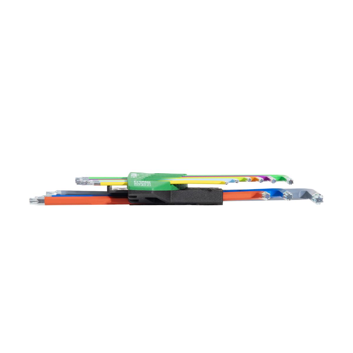 Wiha Stiftschlüssel Set im ProStar Halter TORX 9-teiliges Set farbig leuchtend