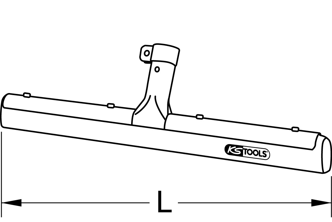 KS Tools BRONZEplus Gummischieber 300 mm